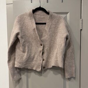 Lululemon wool blend cardigan
